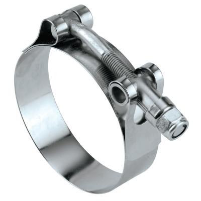 Ideal?? Heavy-Duty T-Bolt Clamp, 4 1/2"- 4 7/8" Dia, 3/4"W, Stainless Steel, 30011-0450-051