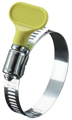 Ideal?? Turn-Key Hose Clamps, 1 1/4"-2 1/4" Dia, 5/16"W, Stainless Steel, 5Y028V