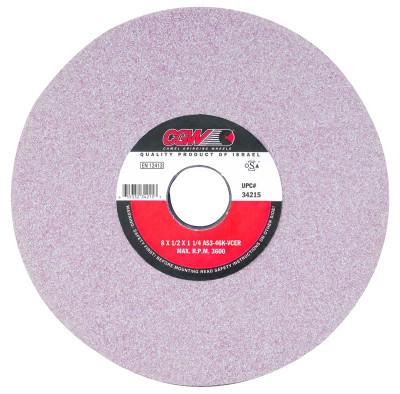 CGW Abrasives Tool & Cutter Wheels, Ceramic, Type 1, 8 X 1/4, 1 1/4" Arbor, 60, J, 34114