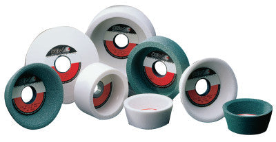 CGW Abrasives Tool & Cutter Wheels, White Aluminum Oxide,Type 11, 5X1 3/4, 1 1/4" Arbor, 80, K, 34923