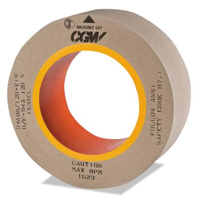 CGW Abrasives Centerless Grinding Wheels, Aluminum Oxide, Type 5, 14 X 2, 5" Arbor, 54, K, 35210