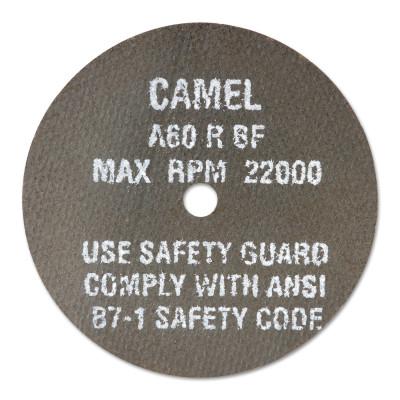 CGW Abrasives Cut-Off Wheel, Die Grinders, 4 in Dia, 1/16 in Thick, 3/8 in Arbor, 36 Grit, 35509