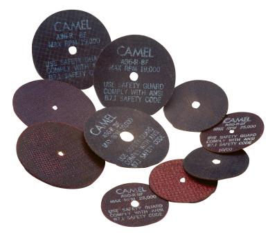 CGW Abrasives Cut-Off Wheel, Die Grinders, 1 1/2 in Dia, 1/16 in Thick, 60 Grit Alum. Oxide, 35688