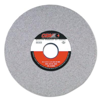 CGW Abrasives Centerless Grinding Wheels, 32A, Type 1, 14 X 1 1/2, 5" Arbor, 46, I, 37747