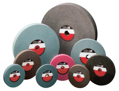 CGW Abrasives Bench Wheels, Brown Alum Oxide, Single Pk, Type 1, 10X1 1/2, 1 1/4" Arbor, 46, M, 38033