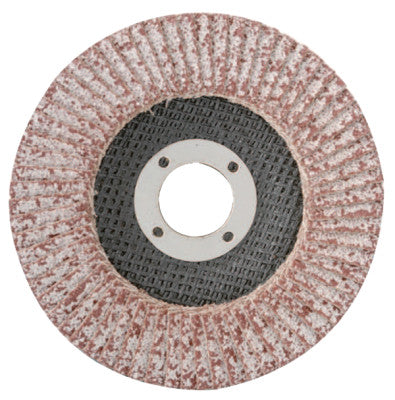 CGW Abrasives Aluminum Reg T27 Flap Disc, 4-1/2 in dia, 36 Grit, 7/8 Arbor, 13,300 RPM, 43081
