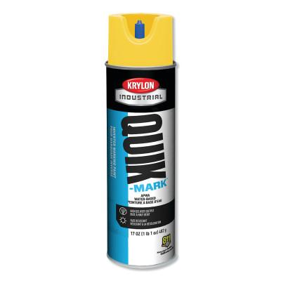 Krylon® Industrial Quik-Mark™ APWA Water-Based Inverted Marking Paint, 12oz Aerosol, Orange, A03905004