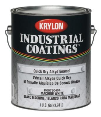 Krylon® Industrial 78 Series Quick Dry Alkyd Enamels, 1 Gallon Can, Flat Black, K00780464-16