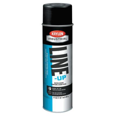 Krylon® Industrial Line-Up Athletic Field Striping Paints, 17 oz Aerosol Can, Black, K08310007