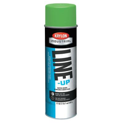 Krylon® Industrial Line-Up Athletic Field Striping Paints, 17 oz Aerosol Can, Fluorescent Green, K08315007
