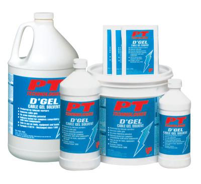 PT Technologies D'Gel Cable Gel Solvents, 1 gal, 61201