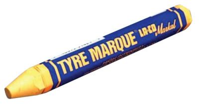 Markal® Tyre Marque Rubber Marking Crayons, 1/2 in X 4 5/8 in, Yellow, 51421