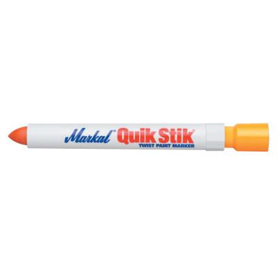 Markal® Quik Stik Markers, 11/16 in dia, 6 in, Fluorescent Pink, 61044