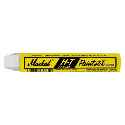 Markal® Paintstik HT Markers, 3/4 in X 4 5/8 in, White, 81210