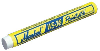 Markal® Paintstik WS Markers, 3/8 in, White, 82420
