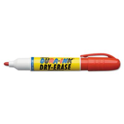 Markal® Dura-Ink Dry Erase Markers, Red, 1/8 in, Felt, 96570