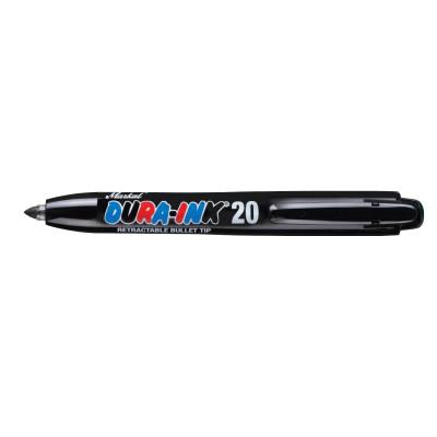 Markal® Dura-Ink 20 Ink Markers, Black, 1/16 in, Felt, 96575