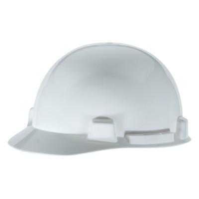 MSA SmoothDome Slotted Caps, 4 Point, Fast-Trac Ratchet, White, 10074067