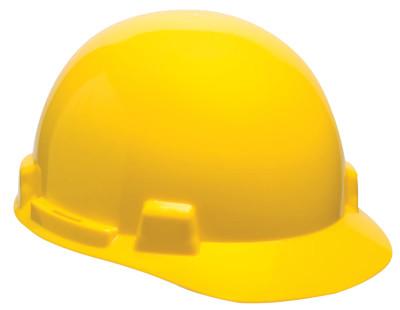 MSA SmoothDome Slotted Caps, 4 Point, Fast-Trac Ratchet, Yellow, 10074069