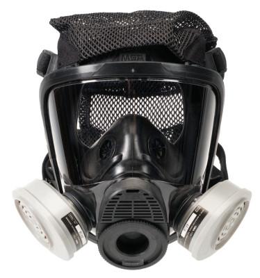 MSA Advantage® 4000 Facepiece, Medium, Rubber Harness, Silicone, 10083782