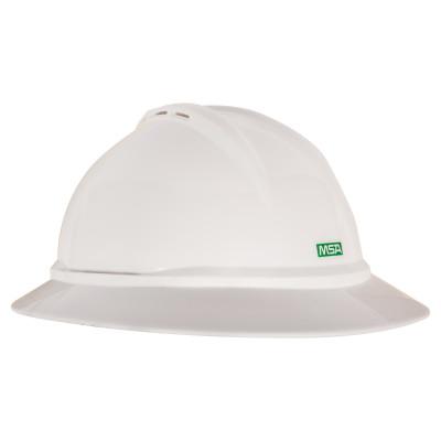MSA V-Gard 500 Protective Caps, 6 Point Fas-Trac, Blue, 10034028