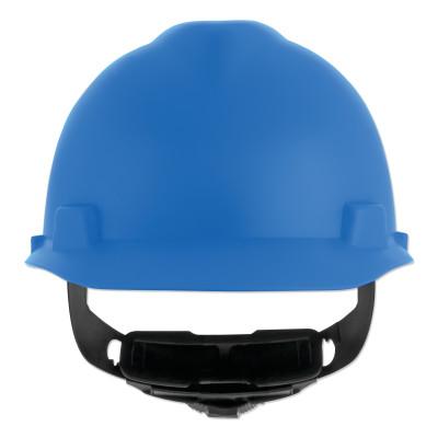 MSA V-GardÂ® Cap-Style Hard Hat with Fas-TracÂ® III Suspension, Matte, Blue, 10203082