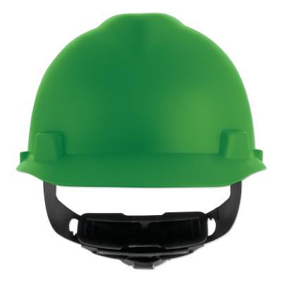 MSA V-GardÂ® Cap-Style Hard Hat with Fas-TracÂ® III Suspension, Matte, Green, 10203085