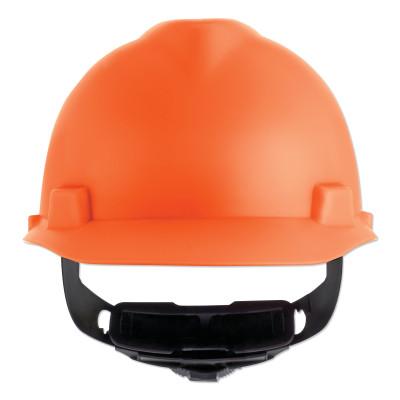 MSA V-GardÂ® Cap-Style Hard Hat with Fas-TracÂ® III Suspension, Matte, Hi-Viz Orange, 10203089