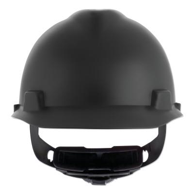 MSA V-GardÂ® Cap-Style Hard Hat with Fas-TracÂ® III Suspension, Matte, Black, 10203092