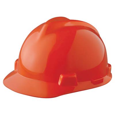 MSA V-Gard Protective Caps, Fas-Trac Ratchet, Cap, Orange, 475361