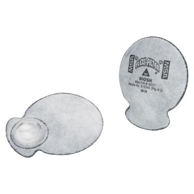 MSA Pads for Advantage Respirators, Particulate Aerosols; Nuisance Odors, 2/PK, 818346