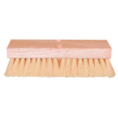 Magnolia Brush Deck Scrub Brushes, 10 in Hardwood Block, 2 in Trim L, Acid-Proof Polypropylene, 10DN