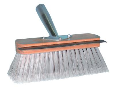 Magnolia Brush Window Brush Squeegee Combination, 8in, 2.5in Trim L, Silver Flagged-Tip Plastic, 1422