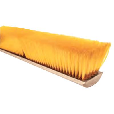 Magnolia Brush No. 19 Line Floor Brushes, 24 in Hardwood Block, 3 in Trim L, Yellow Plastic, 1924LH