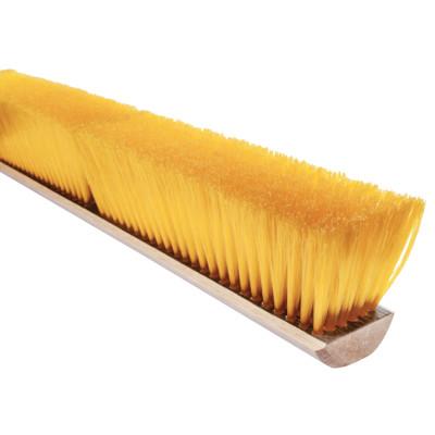 Magnolia Brush No. 19 Line Floor Brushes, 30 in Hardwood Block, 3 in Trim L, Yellow Plastic, 1930