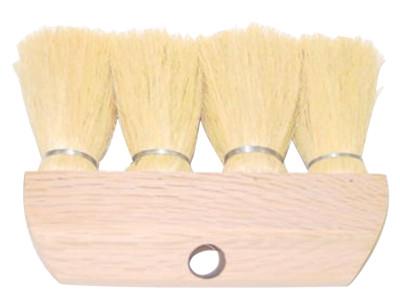 Magnolia Brush Three or Four Knot Roofers Brush, 8 1/4 in Wood Block, 3 1/2 in Trim L, Tampico, 194