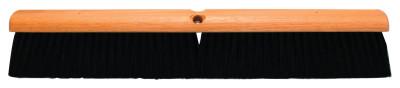 Magnolia Brush No. 20 Line Floor Brush, 30 in Hardwood Block, 3 in Trim L, Black Polypropylene, 2030
