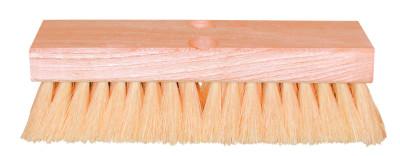 Magnolia Brush Deck Scrub Brushes, 12 in Hardwood Block, 2 in Trim L, White Tampico, 212