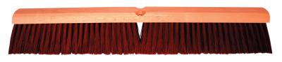 Magnolia Brush No. 22 Line Garage Brush, 36 in Hardwd Block, 3 in Trim L, Coarse Brown Plastic, 2236