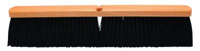 Magnolia Brush No. 24 Line Garage Brush, 24 in Hardwd Block, 4 in Trim L, Stiff Black Poly, 2424