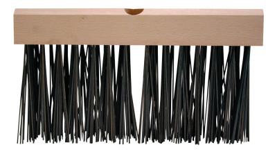 Magnolia Brush Flat Wire Floor Brushes, 12 in Hardwood Block, 5 in Trim L, Oil-Tempered Steel, 2512
