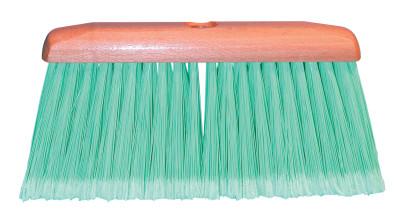 Magnolia Brush Feather-Tip Household Floor Broom, 9 1/8 in Hardwood Block, 4 in Trim L, Plastic, 3010