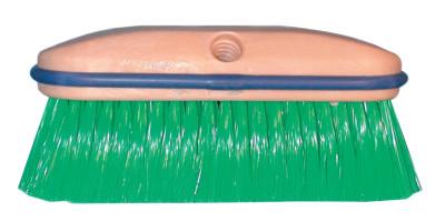 Magnolia Brush Vehicle Wash Brush, 8 in Foam Plstc Blk, 2-1/2 in Trim L, Green Flagged Nylon, 3034