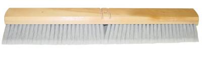 Magnolia Brush No. 37A Line Floor Brushes, 24 in, 3 in Trim L, Flagged-Tip Silver Plastic, 3724-A