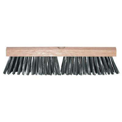 Magnolia Brush Carbon Steel Wire Deck Brushes, 12 in, Carbon Steel Wire, Wood Handle, 412-S