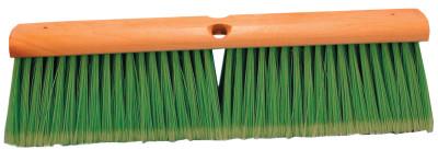 Magnolia Brush No. 6 Line Floor Brushes, 24 in, 4 in Trim L, Light Green Flagged-Tip Plastic, 624