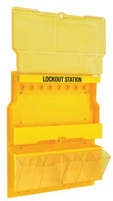 Master Lock Safety Series Deluxe Lockout Stations, Unfilled, 22 in, S1900