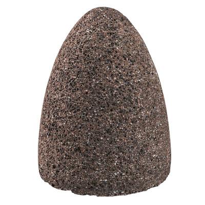 Carborundum Aluminum Oxide Portable Snagging Cone, Type 17, 2 /1/2 X 3 X 5/8-11, A24-R, 05539509149