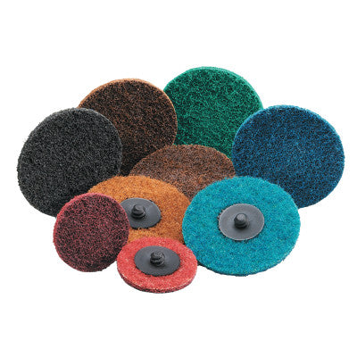 Carborundum Carbo Surface Prep Non-Woven Quick-Change Disc, Type III, 1 1/2", Medium, 05539554455