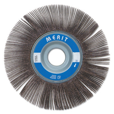 Merit Abrasives High Performance Flap Wheels, 6 in x 1 1/2 in, 120 Grit, 6,000 rpm, 08834123025